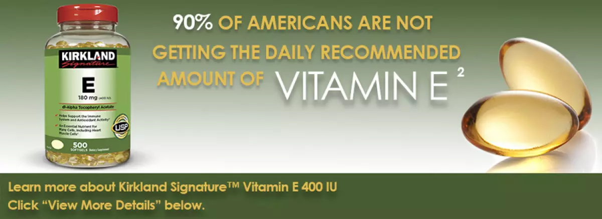 Vitamin E 400 iu 500 viên Kirkland của Mỹ