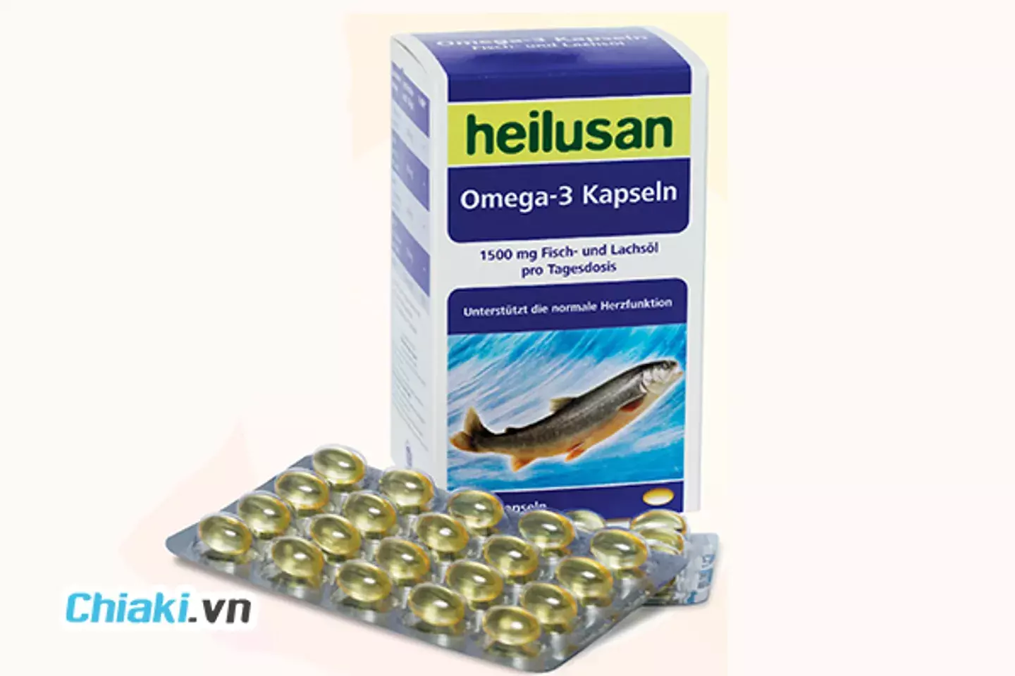 Dầu cá EDEKA Omega-3 Kapseln 1500 mg 