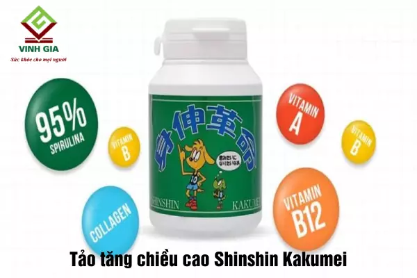 Viên tảo hỗ trợ tăng chiều cao Shinshin Kakumei được sản xuất tại Nhật