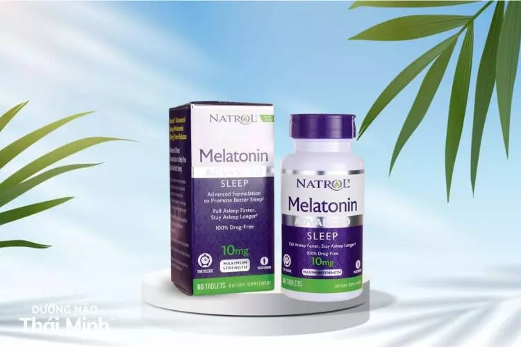9. Thực phẩm chức năng Natrol Melatonin Advanced Sleep 10mg