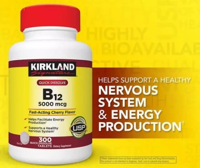 Viên uống bổ sung vitamin B12 Kirkland