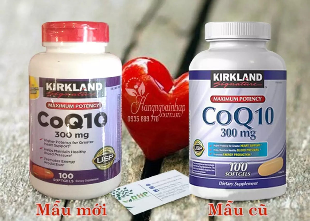 Kirkland CoQ10 300 mg 100 viên mẫu mới