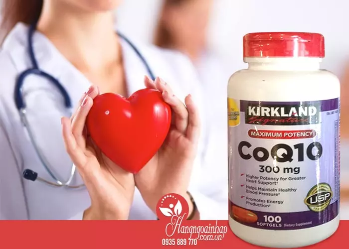 Kirkland CoQ10 300 mg 100 viên cung cấp vitamin cần thiết cho tim mạch