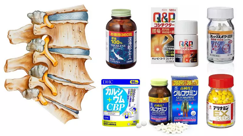 Nhiều sản phẩm bổ trợ và thuốc trị gai cột sống của Nhật Bản được săn đón