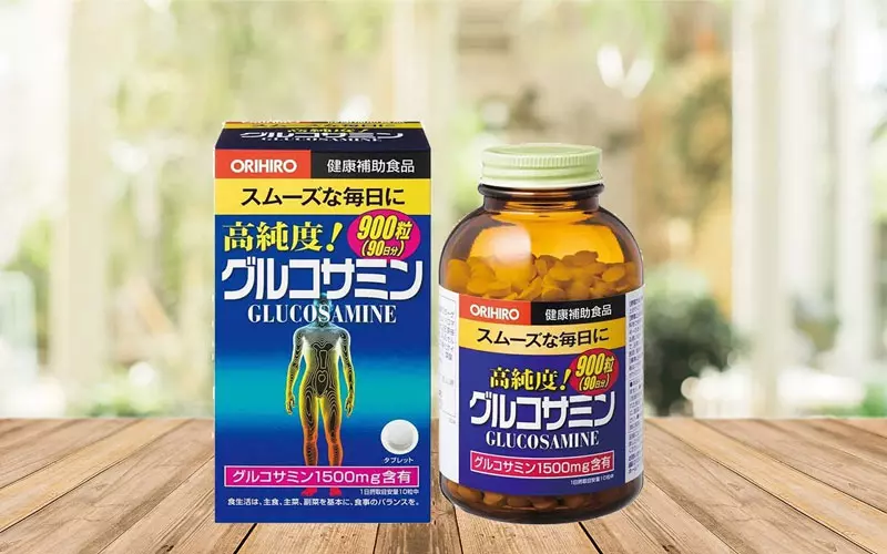 Glucosamine Orihiro 1500mg tăng cường sức khỏe xương khớp