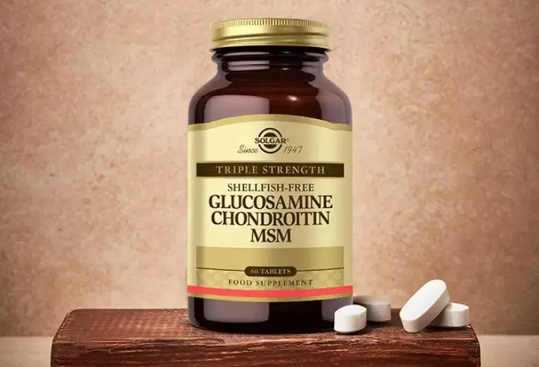 Tăng cường chức năng hệ xương khớp bằng viên uống Glucosamine Chondroitin MSM Solgar