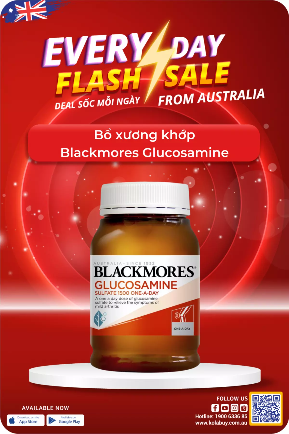 Bổ xương khớp Blackmores Glucosamine