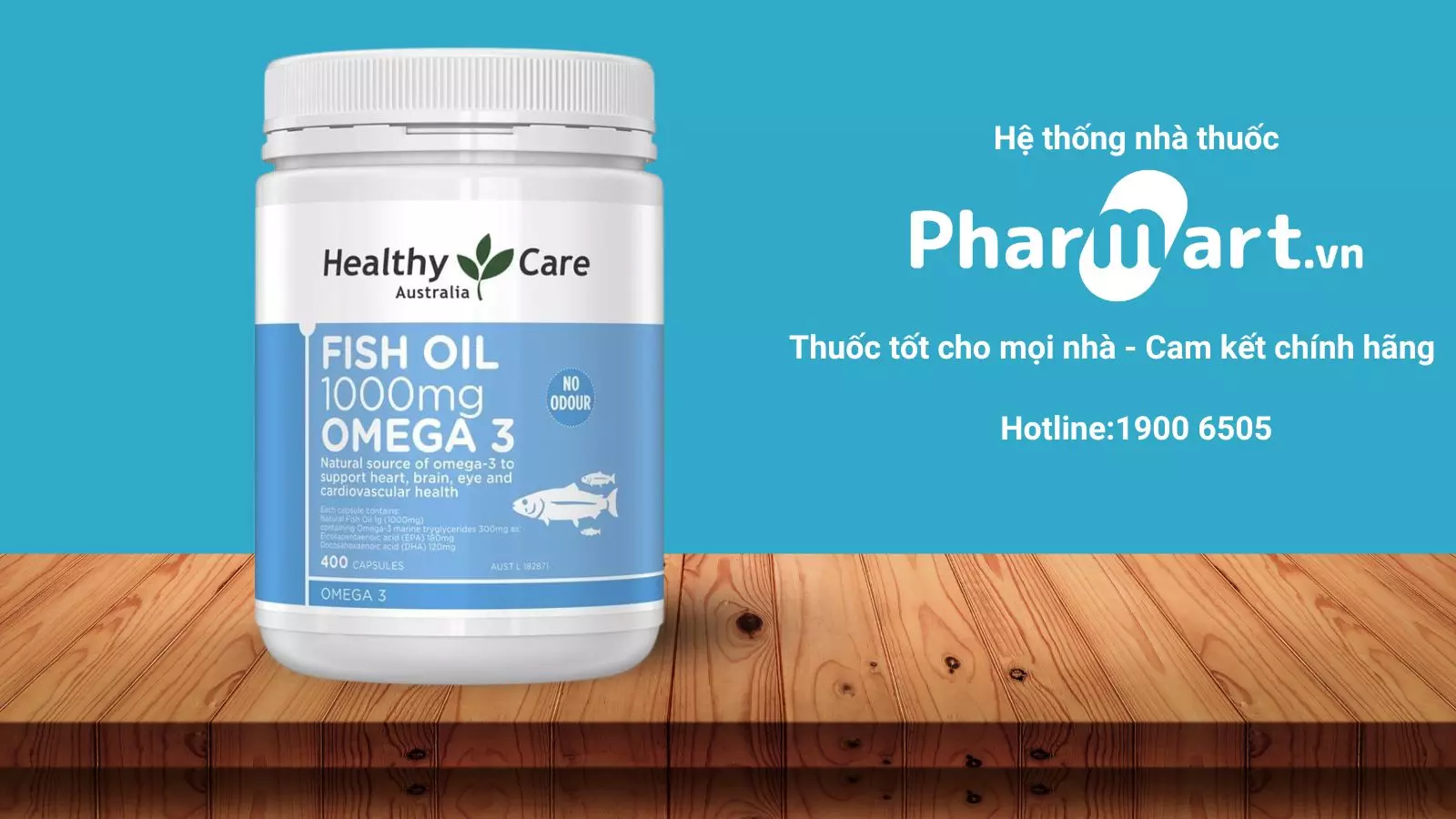 Viên uống Healthy Care Oil được phân phối chính hãng tại nhà thuốc Pharmart